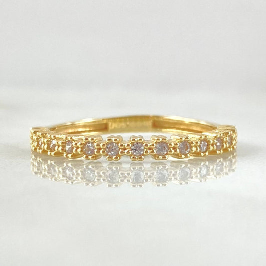 Anillo Ojos Burbujeantes 1.75gr / T6 / Oro 18K ©
