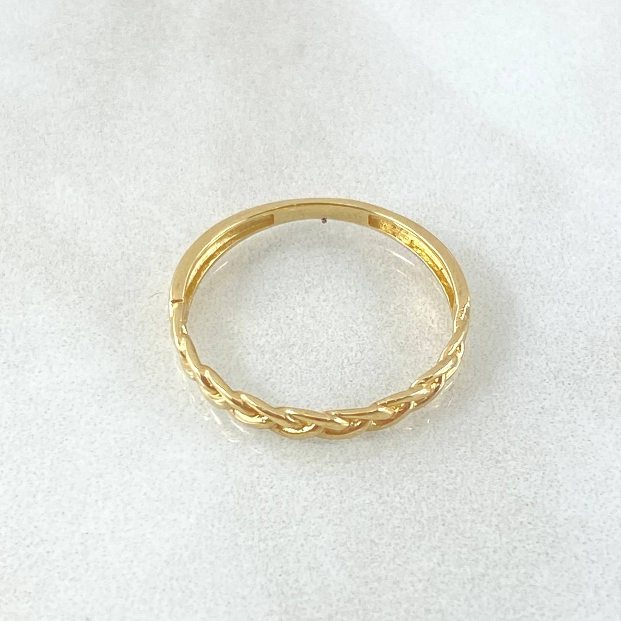 Intertwined Hoop Ring 1.4gr / Size 7 / 18K Gold ©