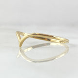 V Curve Ring 1gr / T7 1/2 / 18K Gold ©
