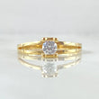 Solitaire Ring Bear Ts 2.55gr / Size 7 / 18K Gold ©
