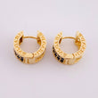 Candongas Malla Carril 5.1g / 1/2 in Oro Amarillo 18K