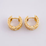 Candongas Malla Carril 5g / 1/2 in Oro Amarillo 18K