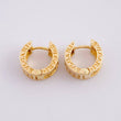 Candongas Malla Carril 5.05g / 1/2 in Oro Amarillo 18K