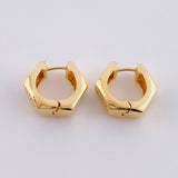 Candongas Tuerca 4g / 1/2 in Oro Amarillo 18K