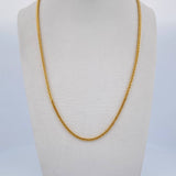 Cadena Franco 5.6gr / 59.7cm / 1.6mm Oro Amarillo +4 18K &
