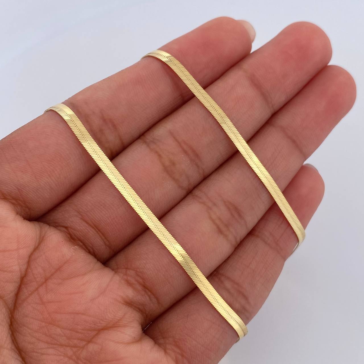 Cadena Espejo 4.85gr / 45.2cm / 2.2mm Oro Amarillo +3 18K &