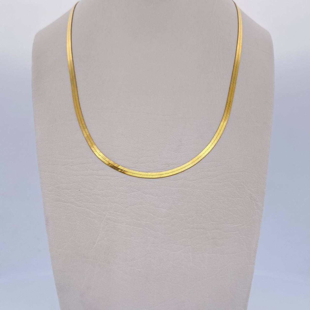 Herringbone Chain 4.7gr / 45.3cm / 2.4mm Yellow Gold +3 18K $