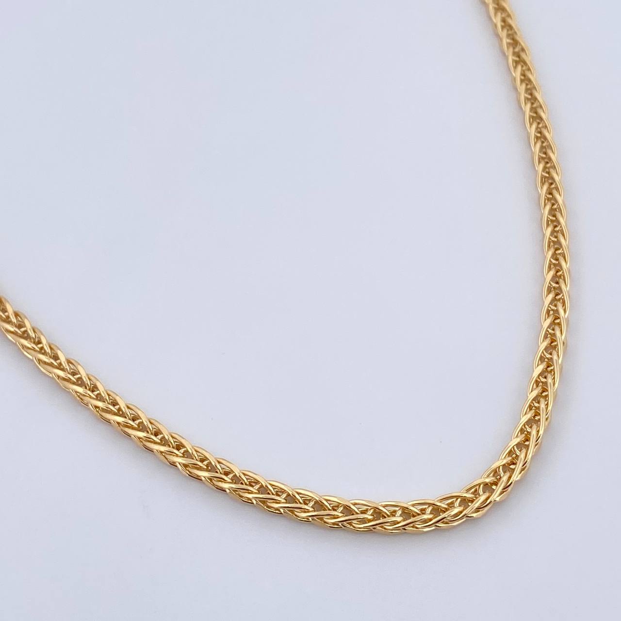 Cadena Franco 9.9gr / 60.5cm / 2.3mm Oro Amarillo +4 18K $