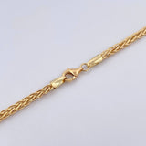 Cadena Franco 9.85gr / 60.5cm / 2.5mm Oro Amarillo +4 18K $