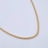 Rope Chain 1.8gr / 20.3in / 18K Gold +3$