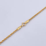 Rope Chain 1.8gr / 20.3in / 18K Gold +3$