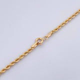 Rope Chain 3.4gr / 60cm / 2mm Yellow Gold +3 18K &