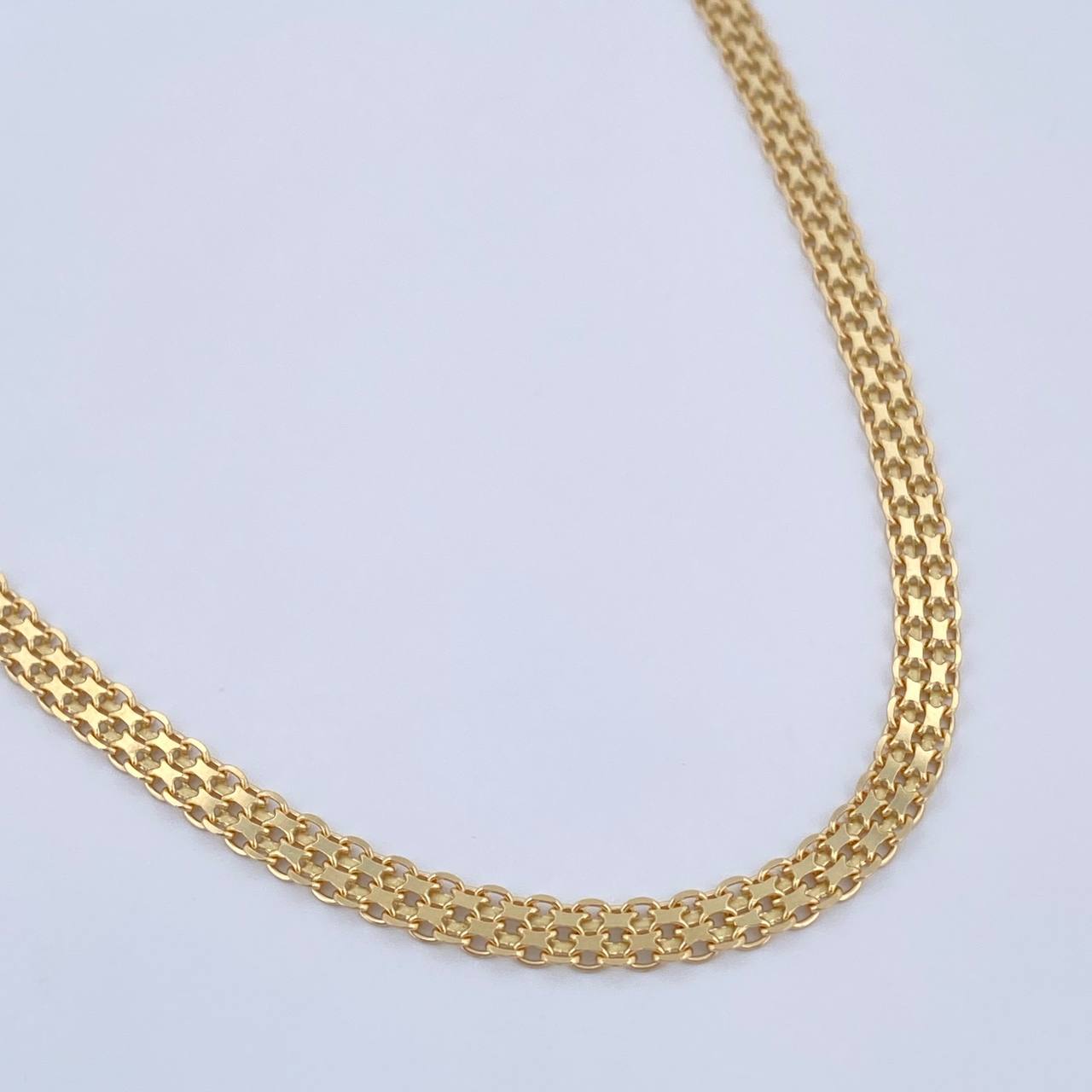 Cadena China 12.9gr / 60.5cm / 3.8mm Oro Amarillo +0 18K $