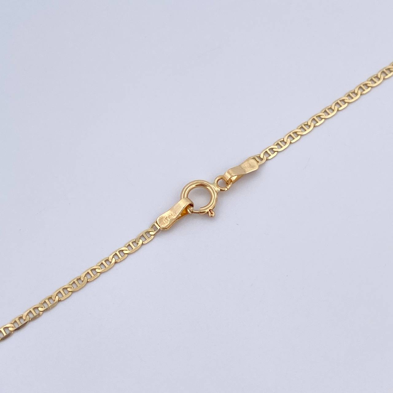 Cadena Escalera 1.6gr / 40.1cm / 1.4mm Oro Amarillo +3 18K $