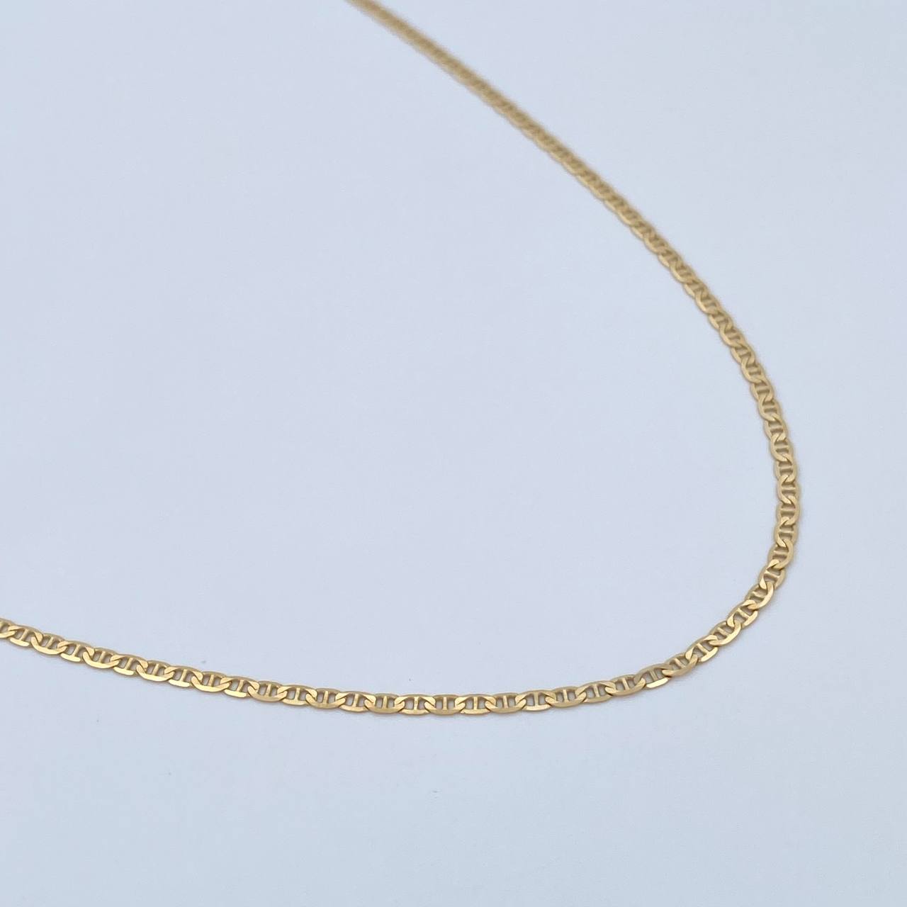 Cadena Escalera 1.55gr / 40.3cm / 1.4mm Oro Amarillo +3 18K $