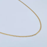 Cadena Escalera 1.55gr / 40.3cm / 1.4mm Oro Amarillo +3 18K $