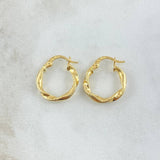 Asby Hoop Earrings 1.45gr / 2.4cm / 18K Gold