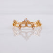 Crown Hearts Ring 1.55g / T7 3/4 18K Rose Gold
