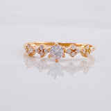 Sparkle Channel Ring 1.55g / T7 1/2 18K Rose Gold