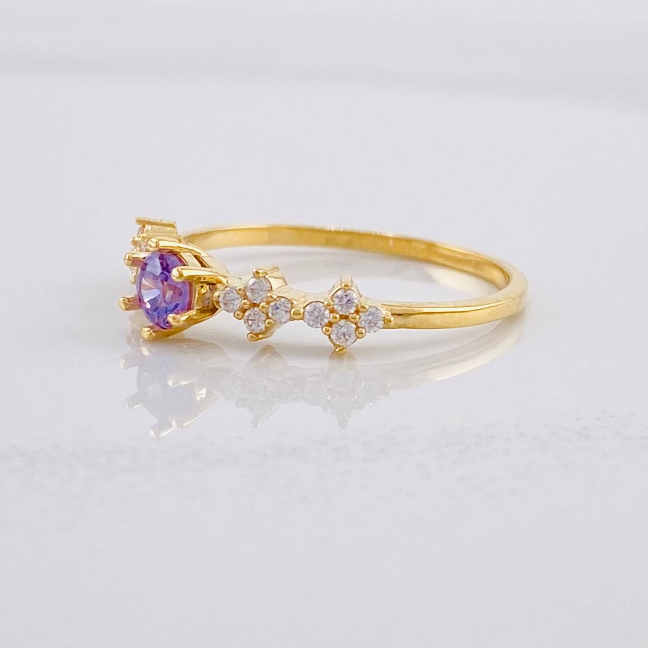 Spark Rail Ring 1.5g / T6 3/4 18K Yellow Gold