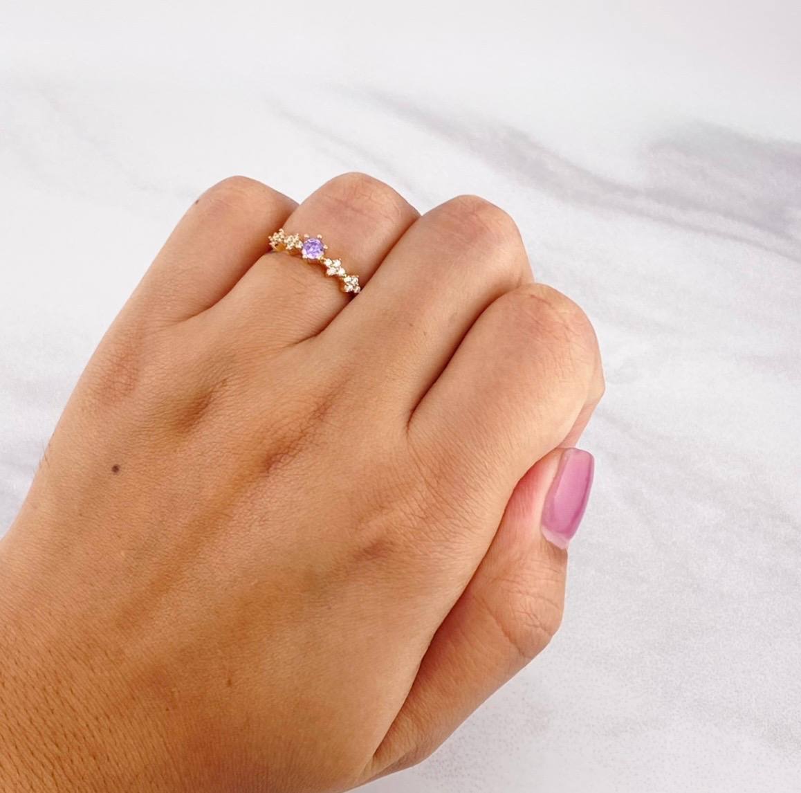 Spark Rail Ring 1.5g / T6 3/4 18K Yellow Gold