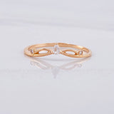 Marquise Knot Ring 1.15g / T8 1/2 Rose Gold 18K