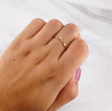 Marquise Knot Ring 1.15g / T8 1/2 Rose Gold 18K