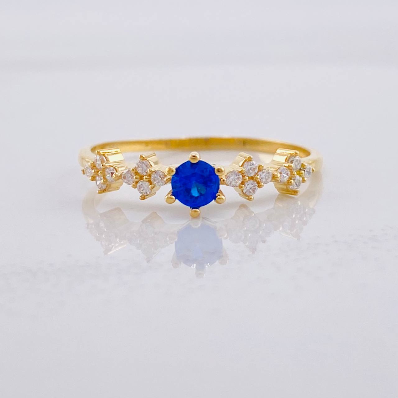 Spark Rail Ring 1.55g / T7 3/4 18K Yellow Gold
