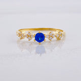 Spark Rail Ring 1.55g / T7 3/4 18K Yellow Gold