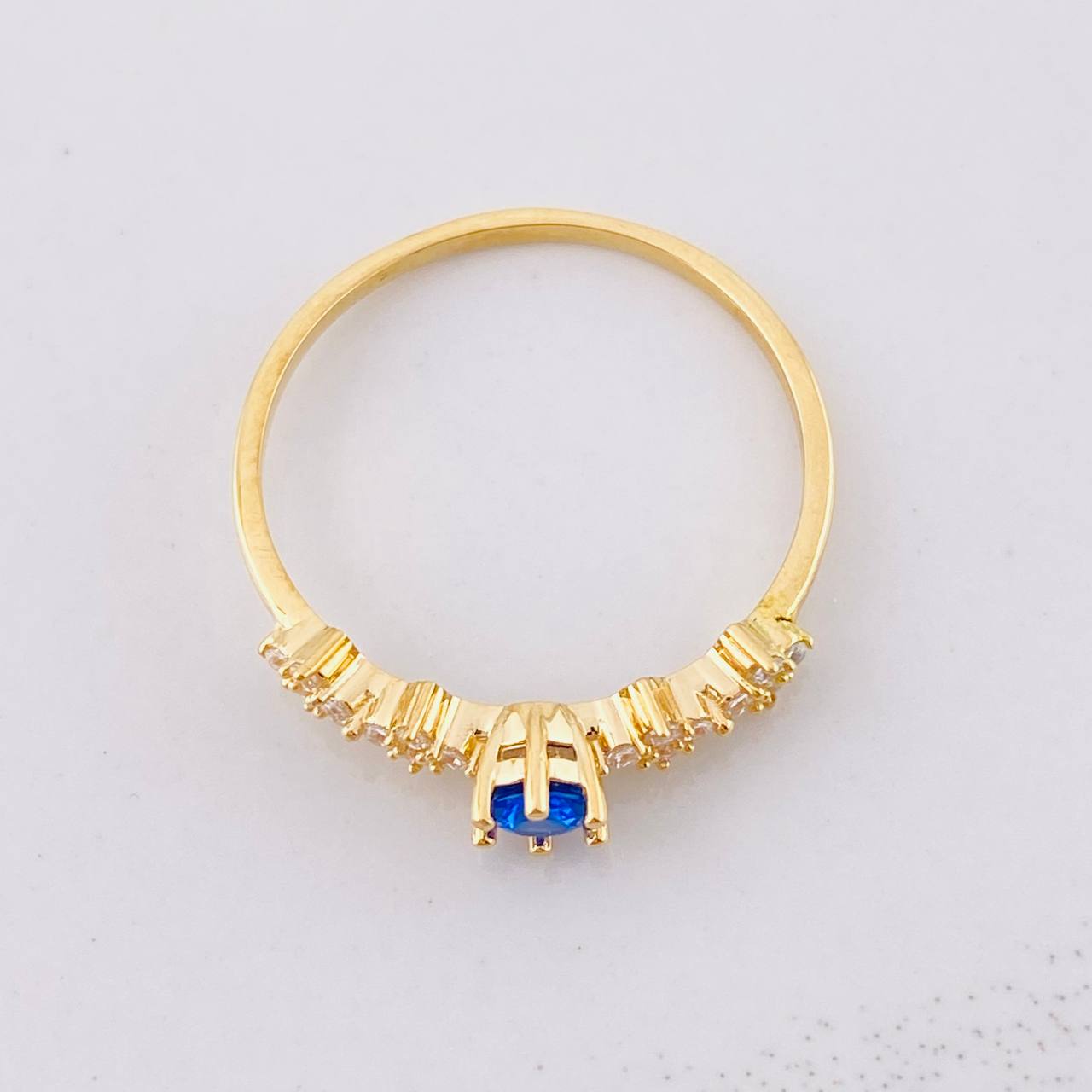 Spark Rail Ring 1.55g / T7 3/4 18K Yellow Gold