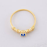 Spark Rail Ring 1.55g / T7 3/4 18K Yellow Gold