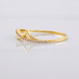 Heartbeat Ring 1.1g / T8 1/4 18K Yellow Gold
