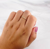 Anillo Latido Cardiaco 1g / T6 Oro Amarillo 18K