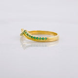Mountain Ring 1.8g / T6 1/4 18K Yellow Gold