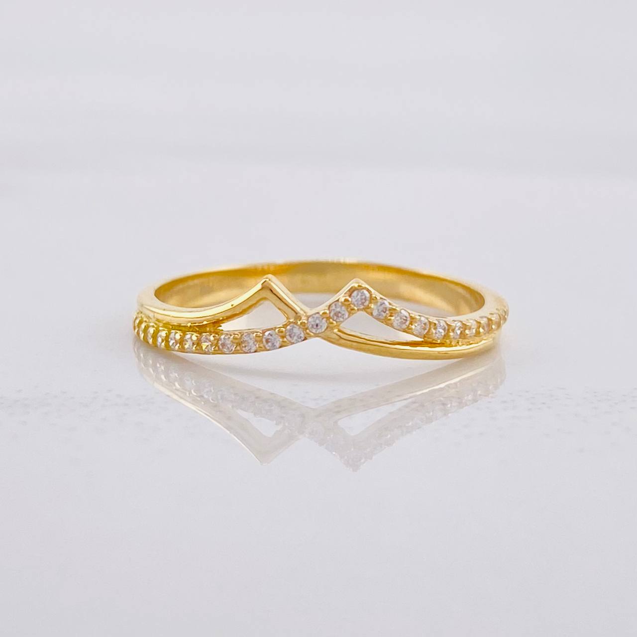Mountain Ring 1.75g / T6 18K Yellow Gold