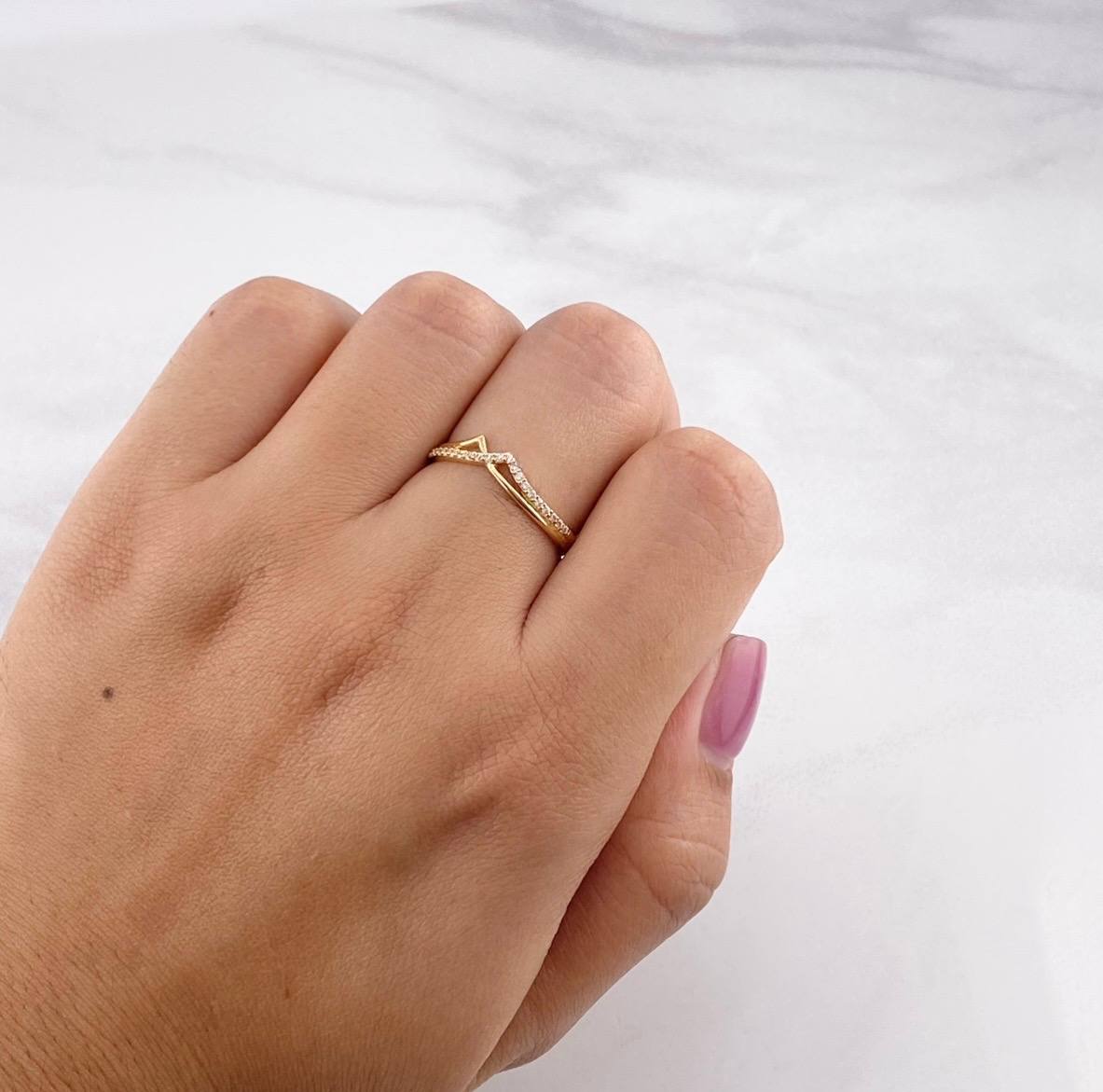 Mountain Ring 1.75g / T6 18K Yellow Gold