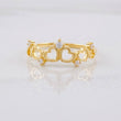 Anillo Corazones Corona 1.5g / T6 1/2 Oro Amarillo 18K