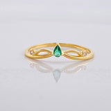 Marquise Knot Ring 1.15g / T6 1/4 18K Yellow Gold