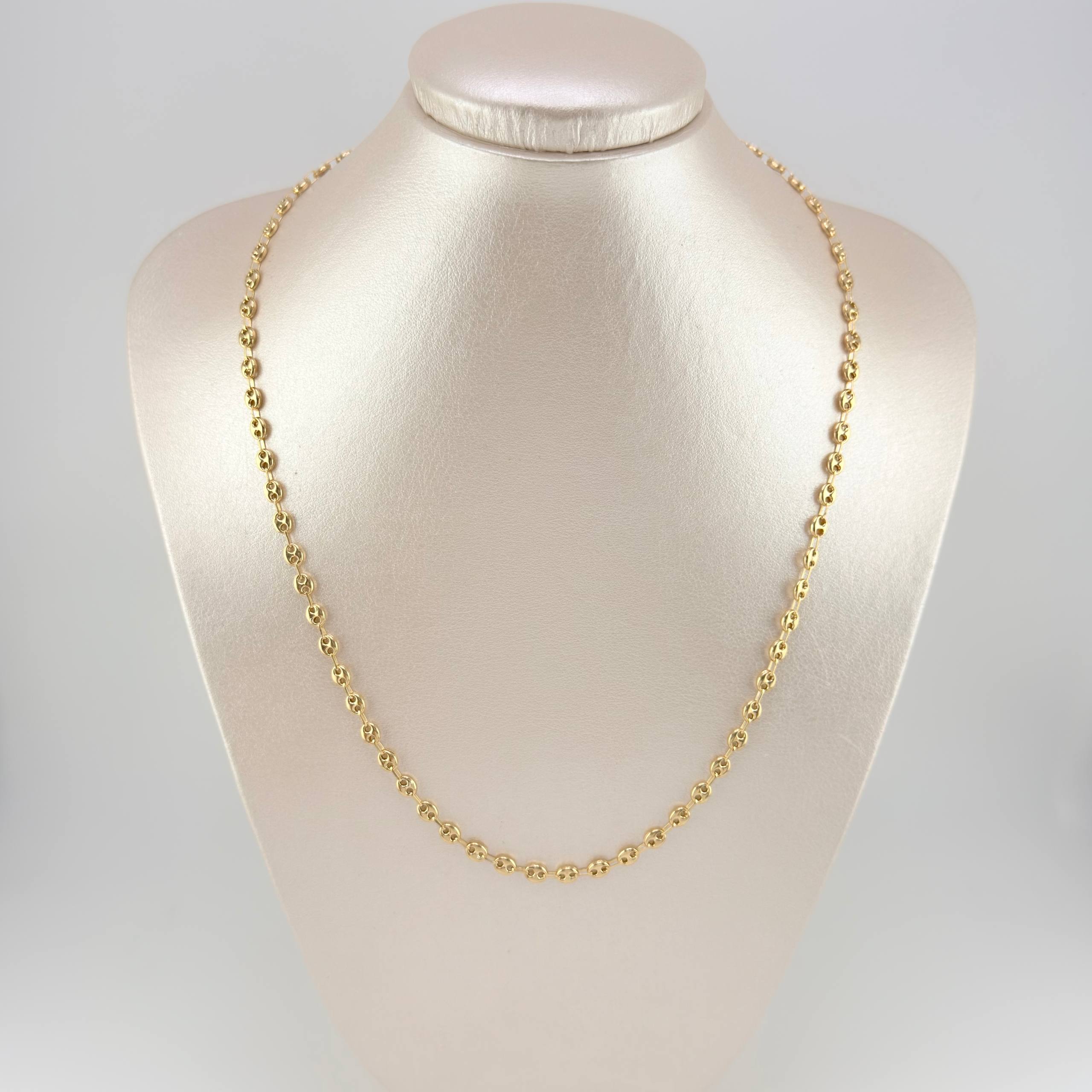 Cadena Gc 7.65 g / 24 in / 4.2 mm Oro Amarillo 18K
