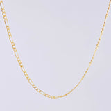 Cadena Figaro 2.05 g / 19 3/4 in / 1.9 mm Oro Amarillo 18K