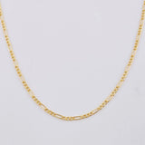 Cadena Figaro 2.2g / 20 in / 2.2mm Oro Amarillo 18K