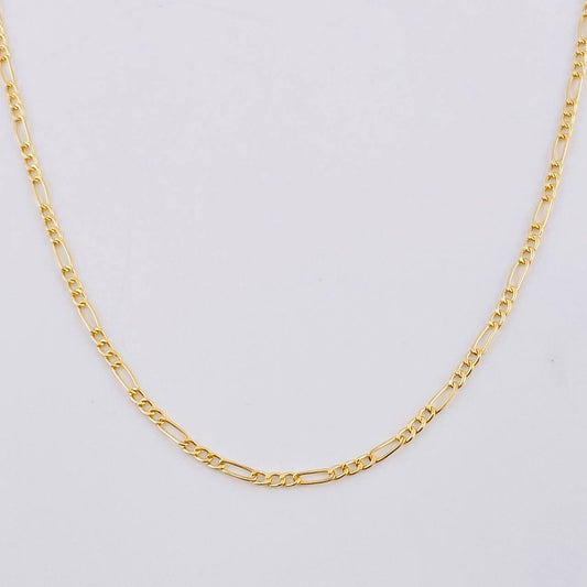 Cadena Figaro 2.05 g / 19 3/4 in / 1.9 mm Oro Amarillo 18K