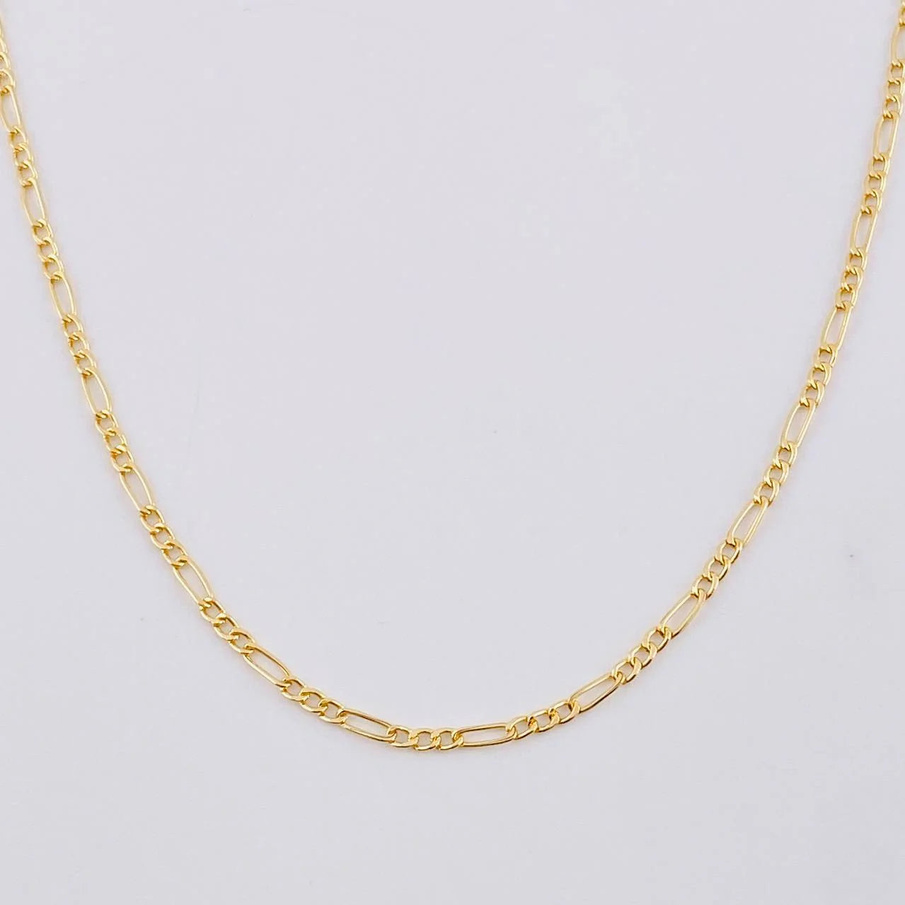 Cadena Figaro 1.2g / 18 in / 1.6mm Oro Amarillo 18K