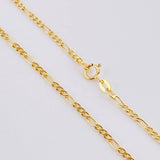 Cadena Figaro 2.25g / 45cm / 2.7mm Oro Amarillo 18K