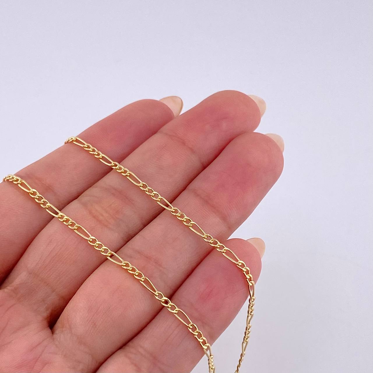 Cadena Figaro 1.6 g / 19 1/2 in / 1.9 mm Oro Amarillo 18K