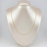 Cadena Figaro 2.05 g / 19 3/4 in / 1.9 mm Oro Amarillo 18K