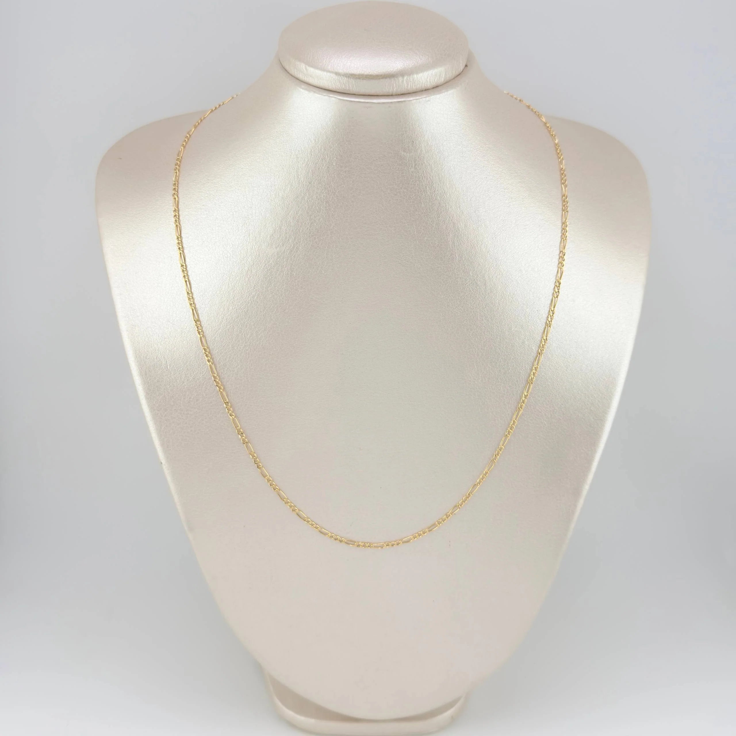 Cadena Figaro 1.2g / 18 in / 1.6mm Oro Amarillo 18K