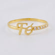 Faith Ring 0.95 g / T8 Yellow Gold 18K