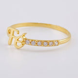 Faith Ring 0.95 g / T8 Yellow Gold 18K