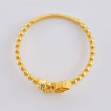 Matte Butterfly Ring 1.45 g / T7 1/4 18K Yellow Gold